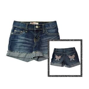 l.e.i. Chelsea Low Rise Jean Shorts Size 6